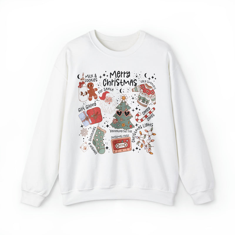 Vintage Christmas Collage Sweatshirt
