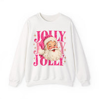Pink Jolly Santa Sweatshirt