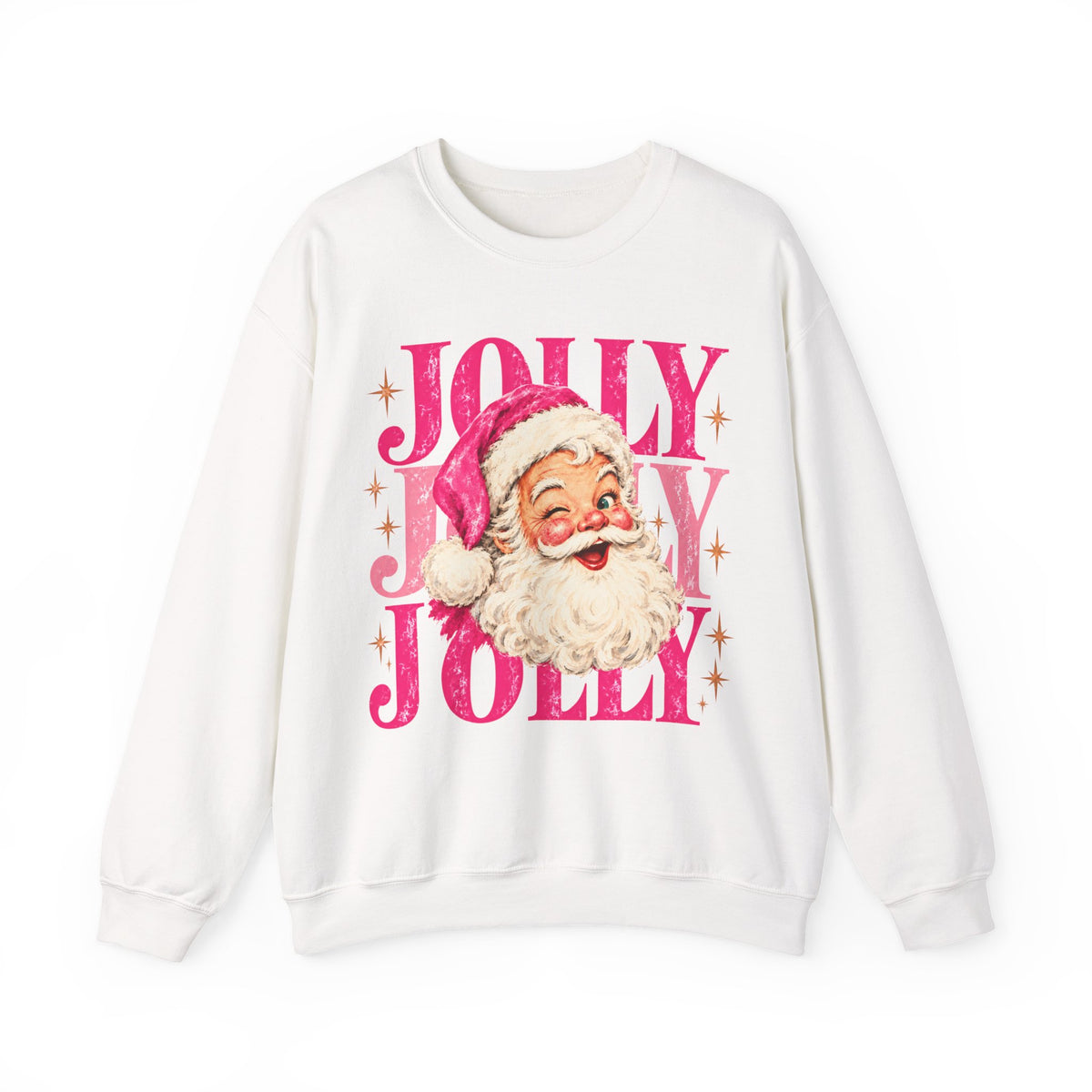Pink Jolly Santa Sweatshirt