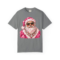Pink Glam Santa Comfort Colors T-shirt