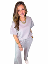 Textured Pants Set