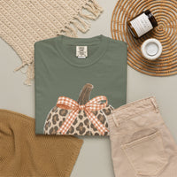 Leopard Pumpkin Comfort Colors T-shirt