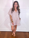 Ribbed Button Up Romper