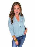 Corded Elastic Waist Top