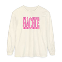 Pink Hachie Comfort Colors Long Sleeve Tee