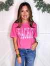 Pink Hachie Comfort Colors Tee