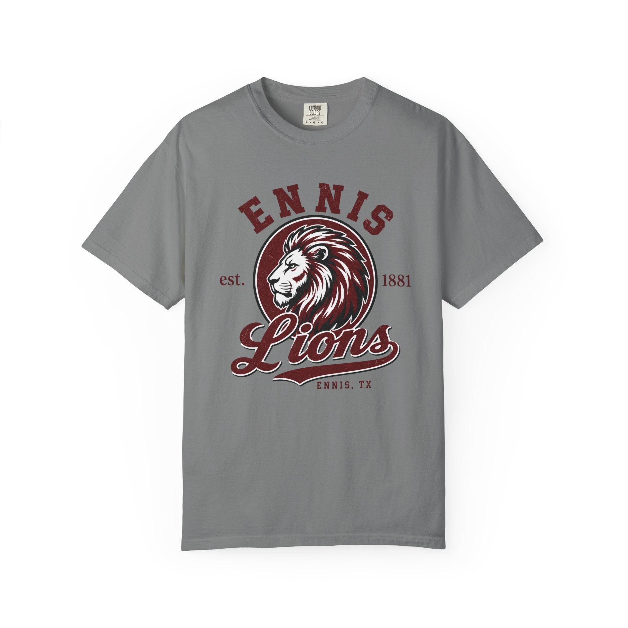 Ennis Lions Established Comfort Colors T-Shirt