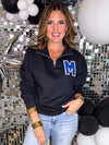 Varsity M Quarter Zip Pullover PREORDER