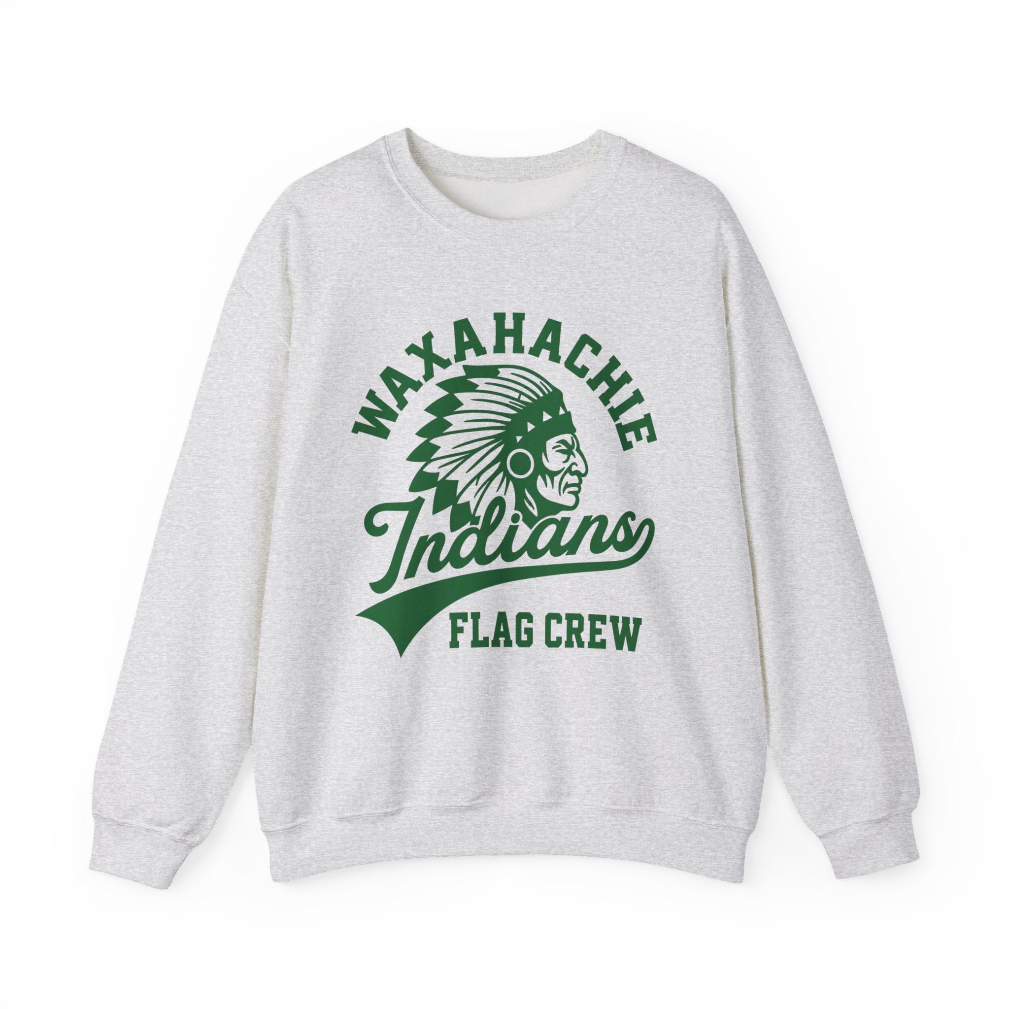 Waxahachie Indian Flag Crew Sweatshirt