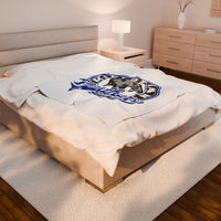 Midlothian Panthers Vintage Mascot Velveteen Blanket
