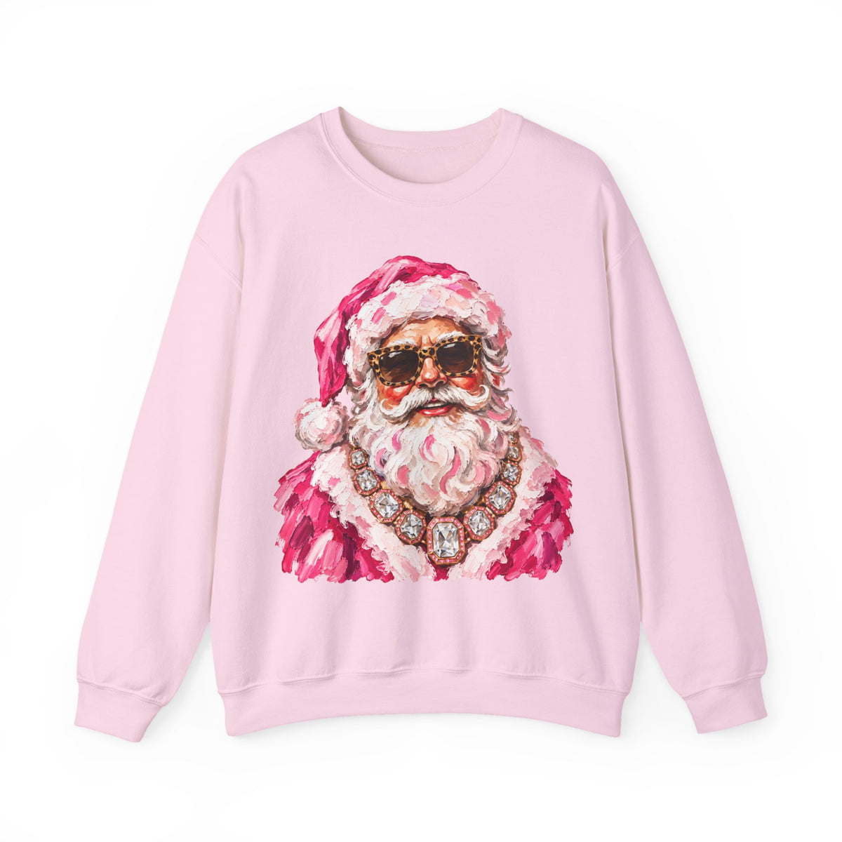 Pink Glam Santa Sweatshirt