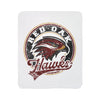 Red Oak Hawks Vintage Mascot Sherpa Blanket