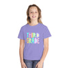 YOUTH Third Grade Pastel Font Comfort Colors Tee