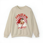 Red Santa Christmas Vibes Sweatshirt