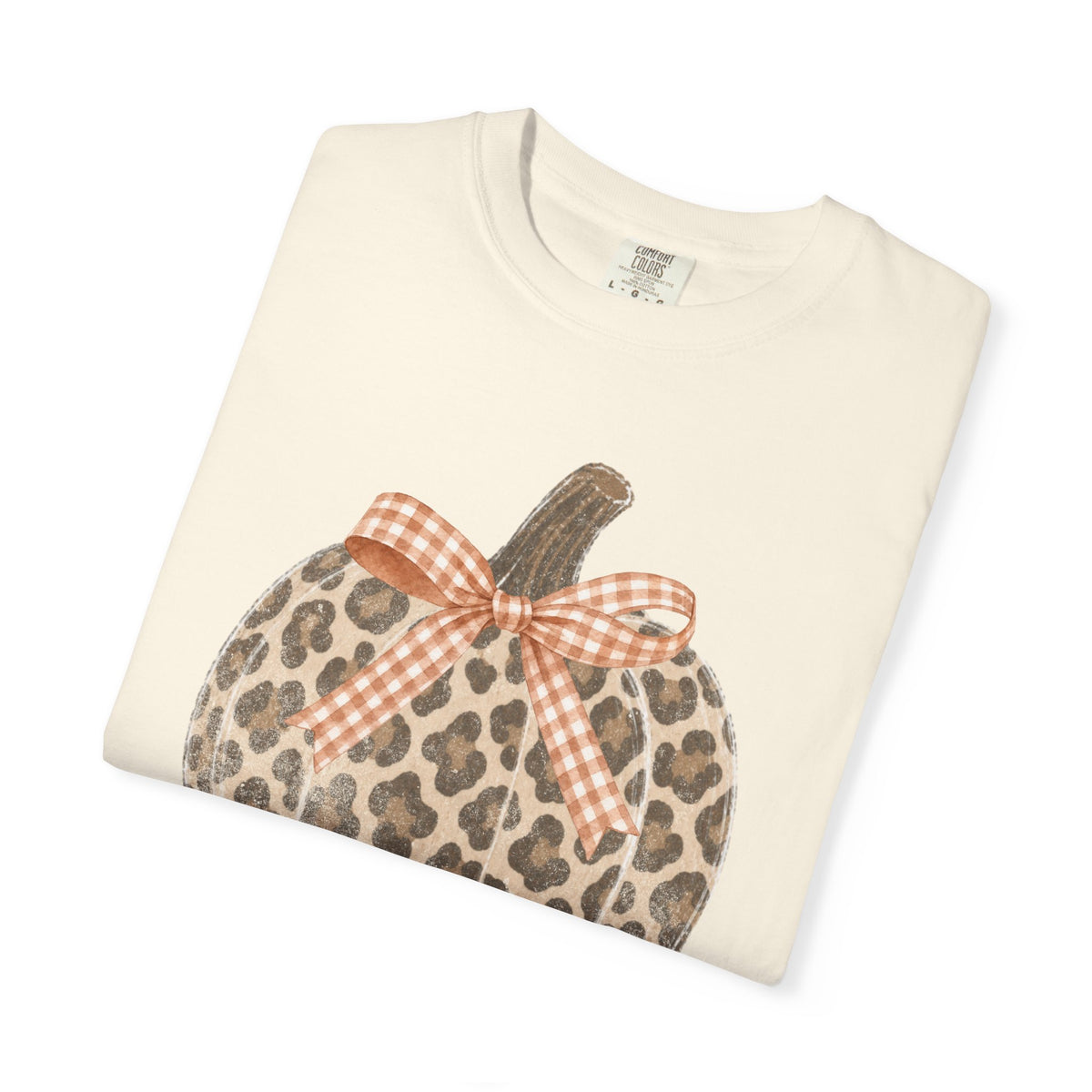 Leopard Pumpkin Comfort Colors T-shirt