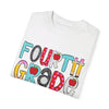 FOURTH GRADE School Font Comfort Colors Tee