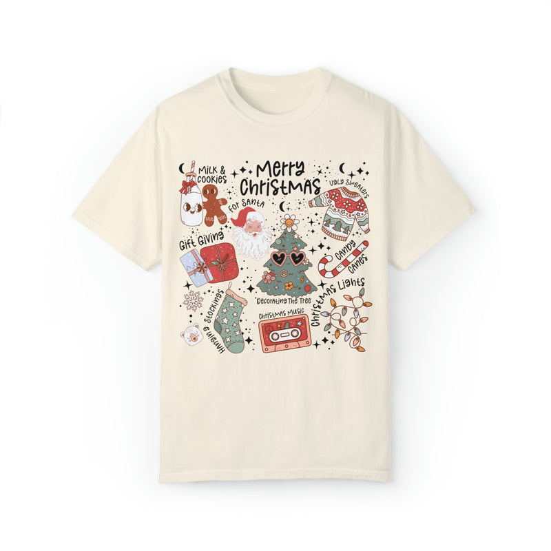 Vintage Christmas Collage T-shirt