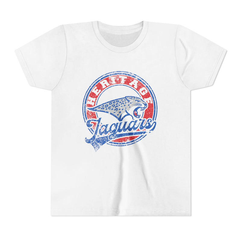 YOUTH Heritage Jaguars Vintage Mascot Bella Canvas T-Shirt