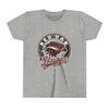 YOUTH Red Oak Hawks Vintage Mascot Bella Canvas T-Shirt