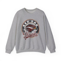 Red Oak Hawks Vintage Mascot Sweatshirt