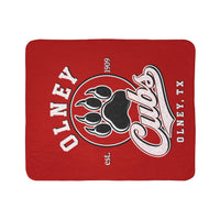 Olney Cubs Sherpa Blanket