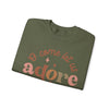 Neutral Oh Come Let Us Adore Him Sweatshirt