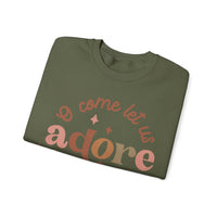Neutral Oh Come Let Us Adore Him Sweatshirt