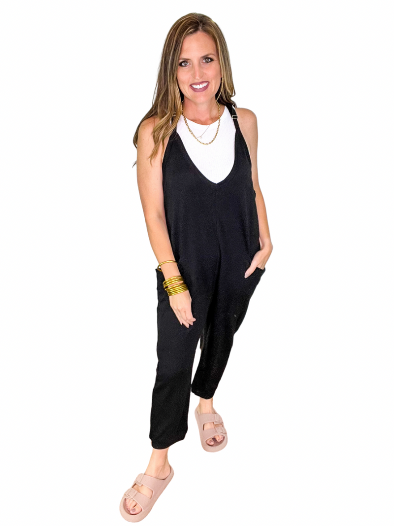 V-Neck Jersey Romper