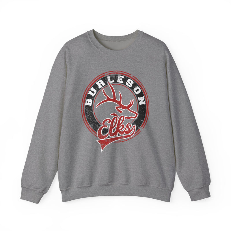 Burleson Elks Vintage Mascot Sweatshirt