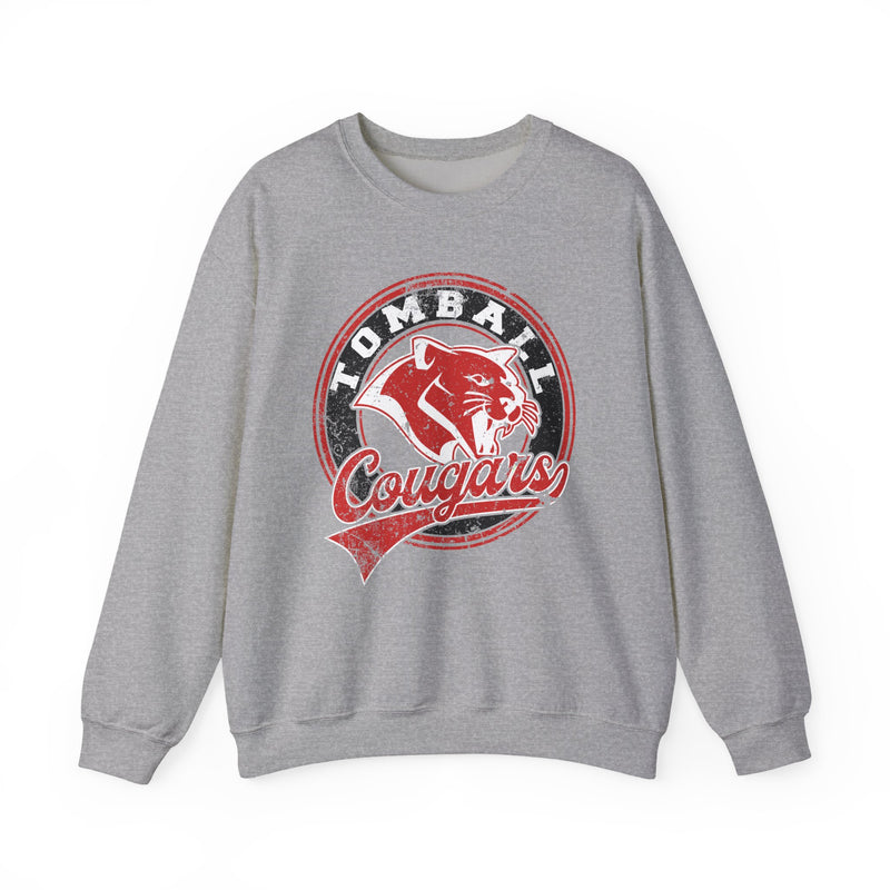 Tomball Cougars Vintage Mascot Sweatshirt