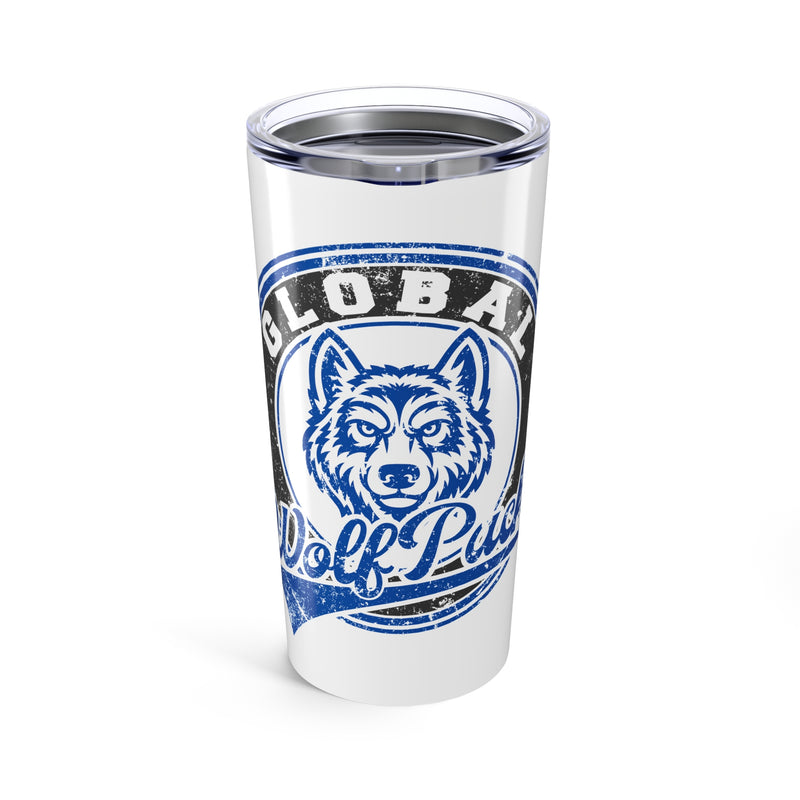 Global Wolf Pack Vintage Mascot 20 Ounce Tumbler