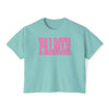Pink Palmer Boxy Tee