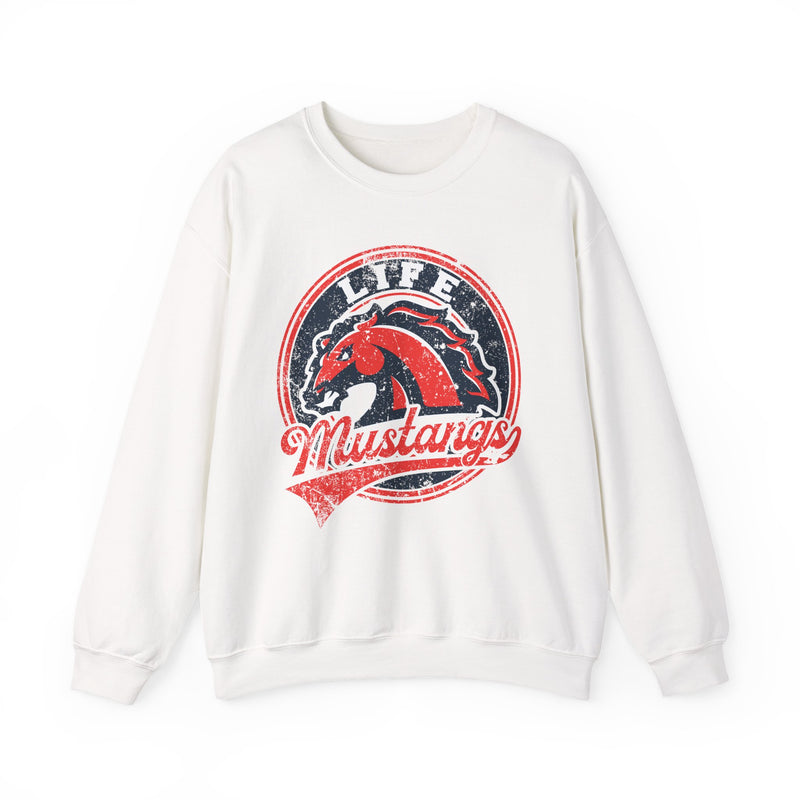 Life Mustangs Vintage Mascot Sweatshirt