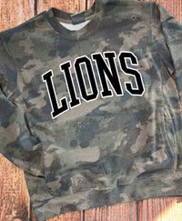 Lions Camo Pullover with Pockets PREORDER