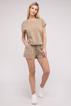 Casual Cotton Shorts Set