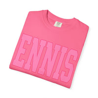 Pink ENNIS Comfort Colors Tee