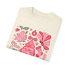 Pink Boho Christmas Collage Comfort Colors Tee