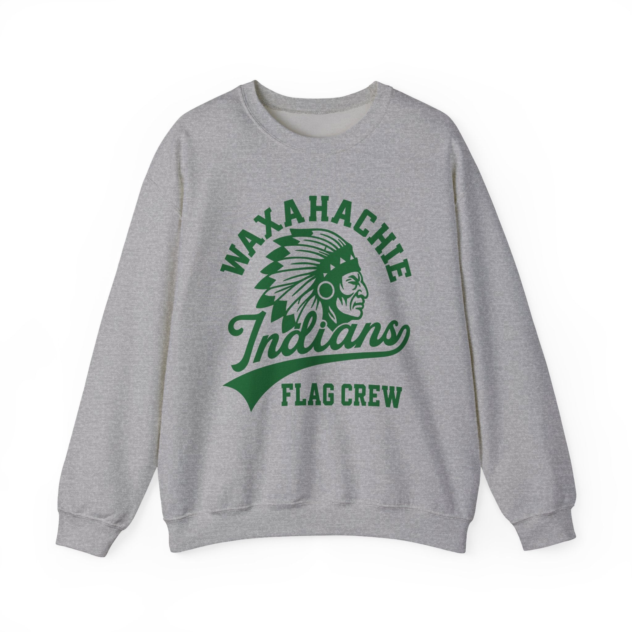 Waxahachie Indian Flag Crew Sweatshirt