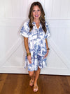 Umgee Landscape Print Dress
