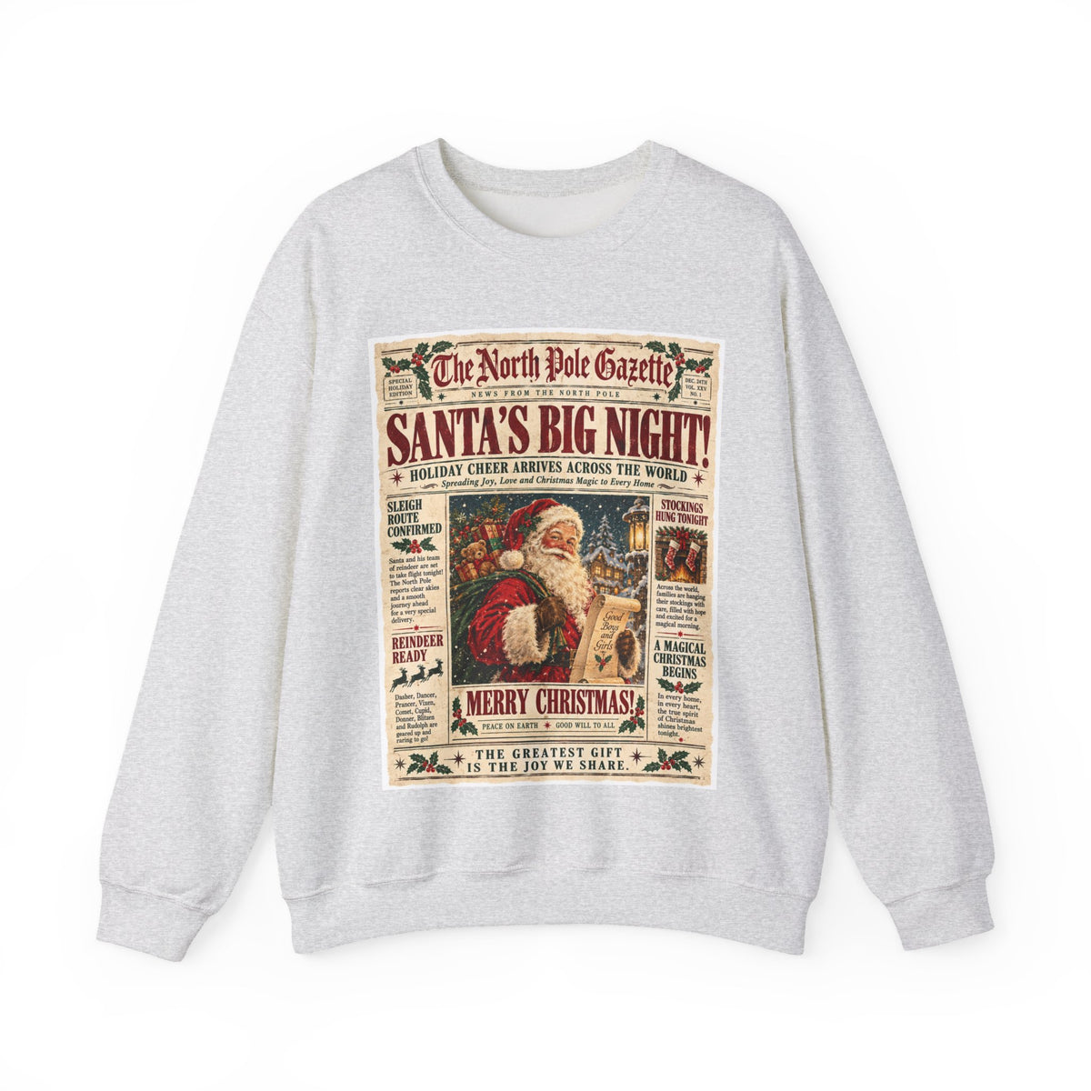 North Pole News Sweatshirt