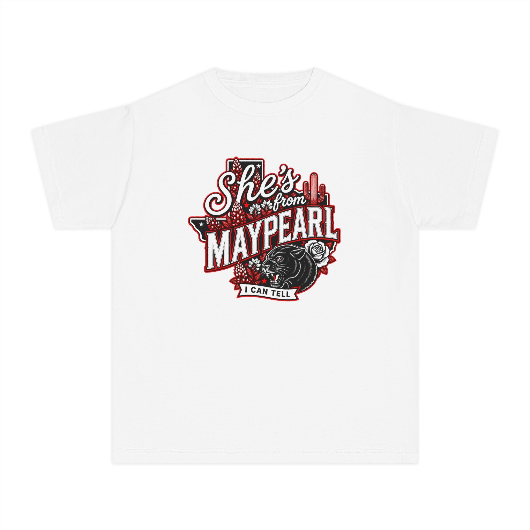 YOUTH She's From Maypearl Comfort Colors T-shirt