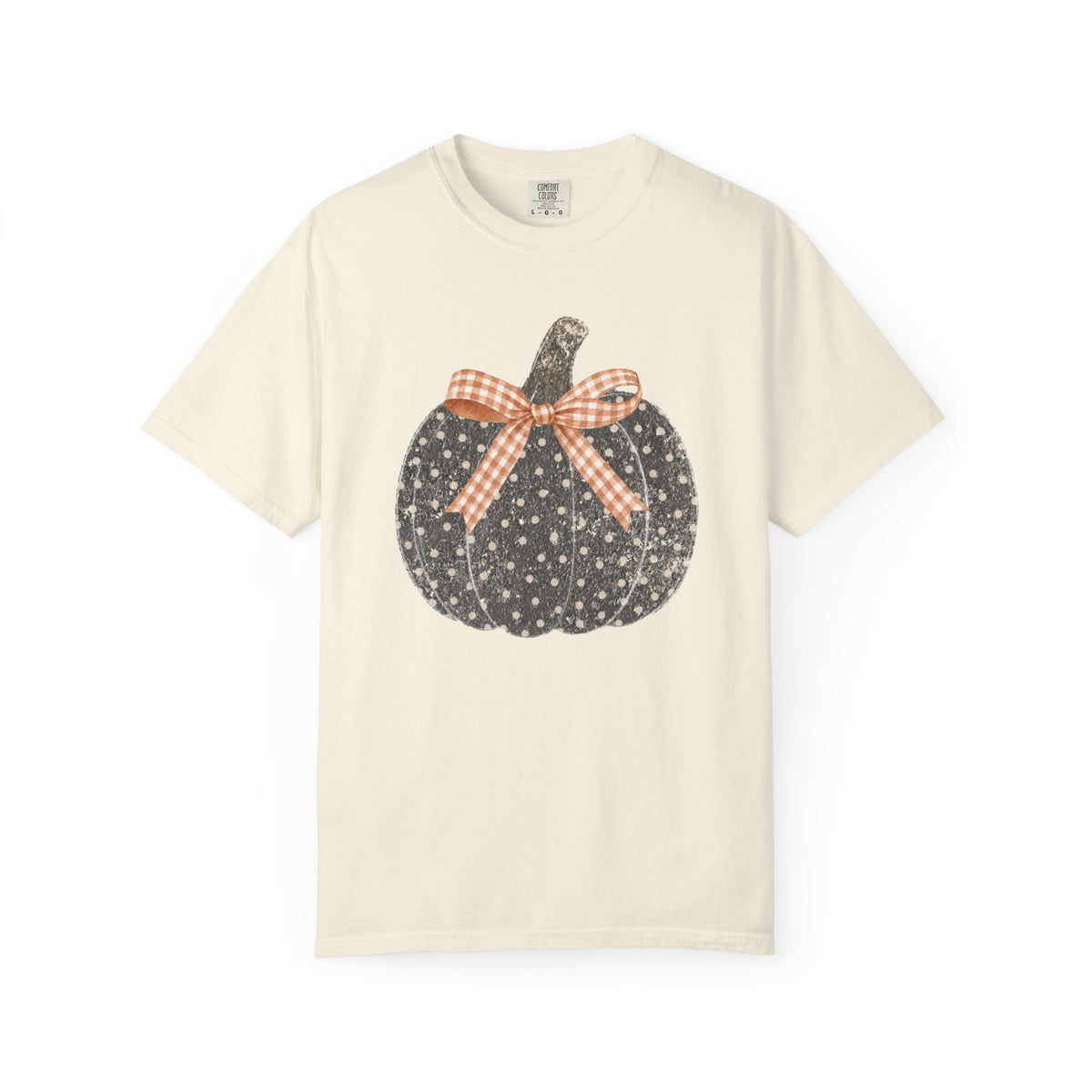 Polkadot Pumpkin Comfort Colors T-shirt