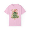 Preppy Christmas Tree Comfort Colors Tee