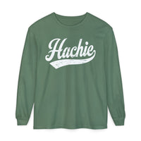 Hachie Script Long Sleeve Comfort Colors T-Shirt