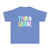 YOUTH Third Grade Pastel Font Comfort Colors Tee