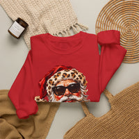 Leopard Glam Santa Sweatshirt
