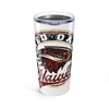 Red Oak Hawks Vintage Mascot 20 Ounce Tumbler