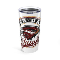Red Oak Hawks Vintage Mascot 20 Ounce Tumbler
