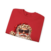 Leopard Glam Santa Sweatshirt