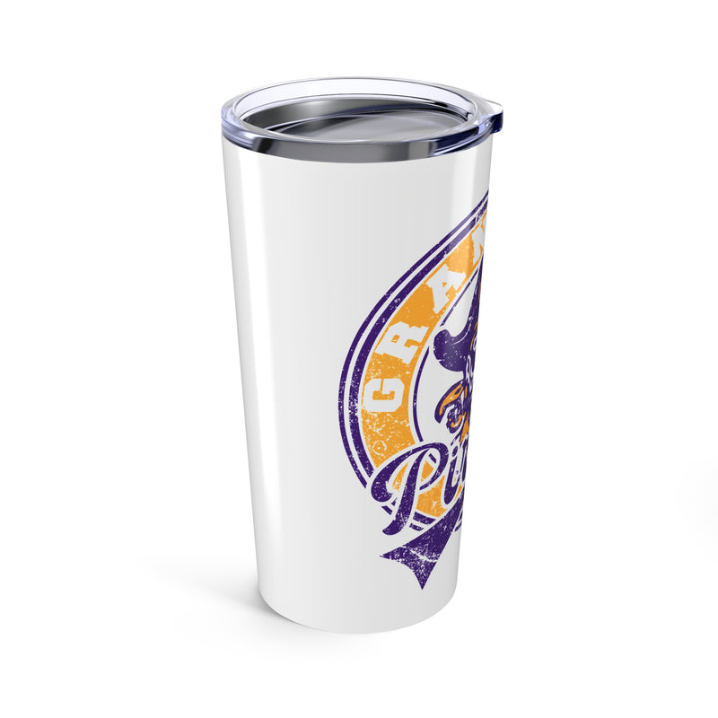 Granbury Pirates Vintage Mascot 20 Ounce Tumbler